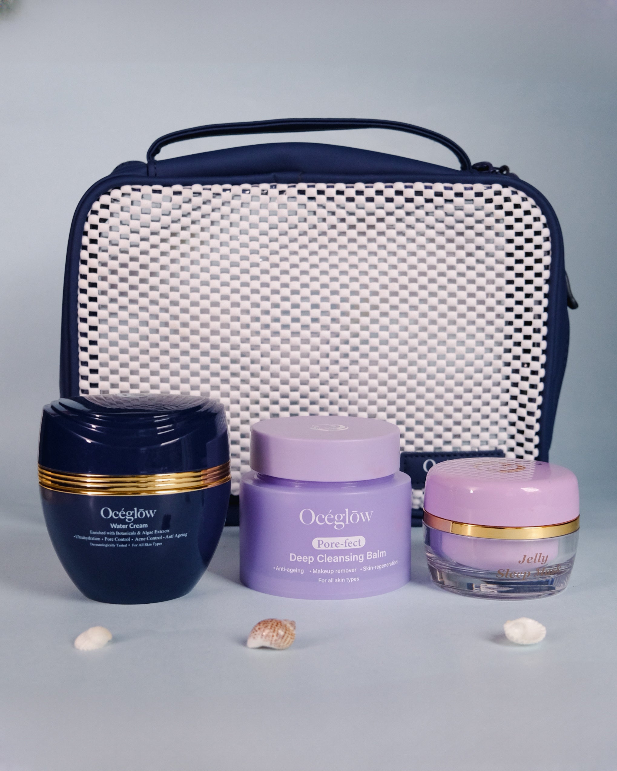 Océglow Forever Bride Glow Set(Water Cream+ Cleansing Balm+ Jelly Mask+ Bag)