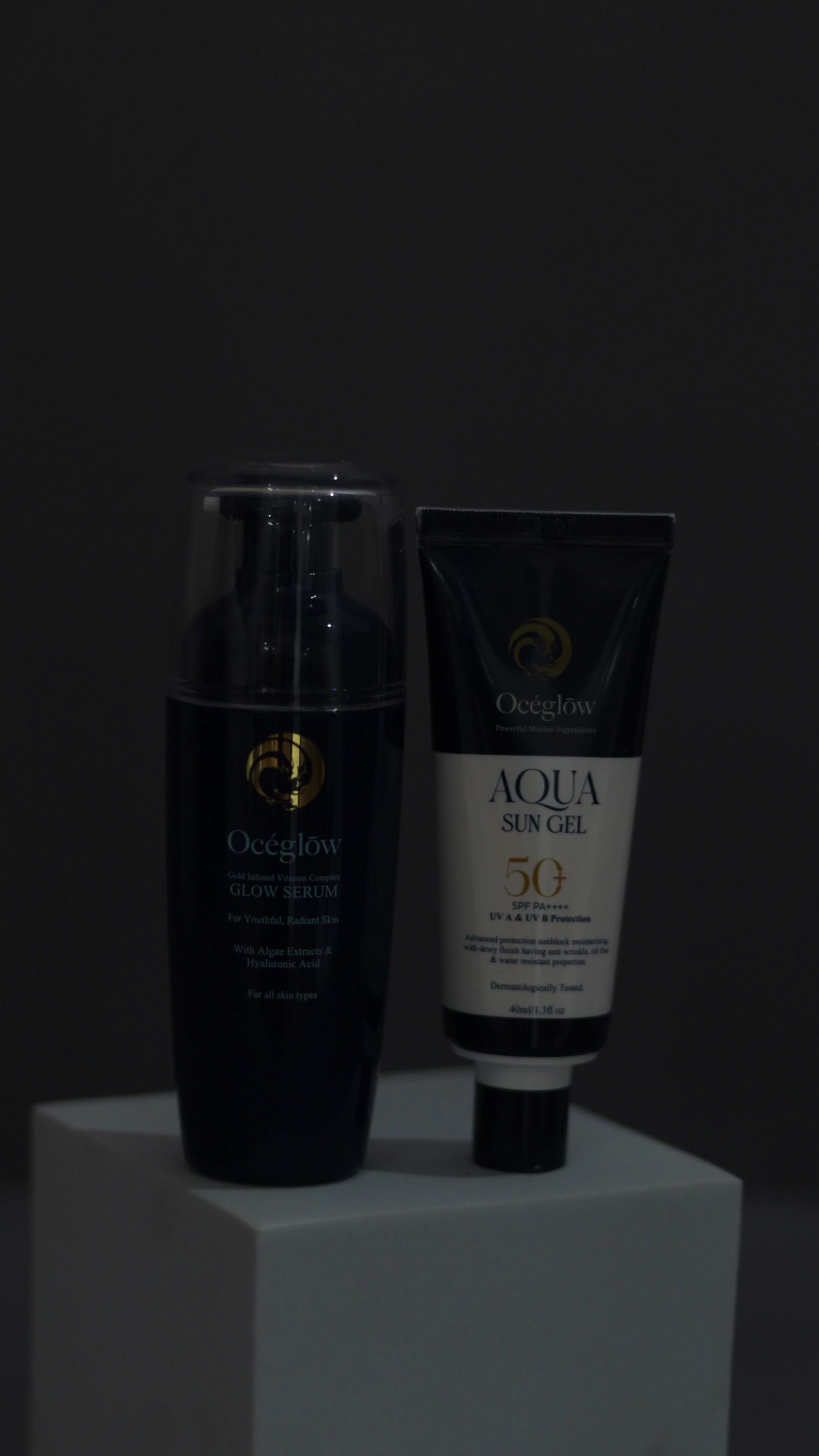 Radiant Defense Duo – Glow Serum & Sun Gel 50++++