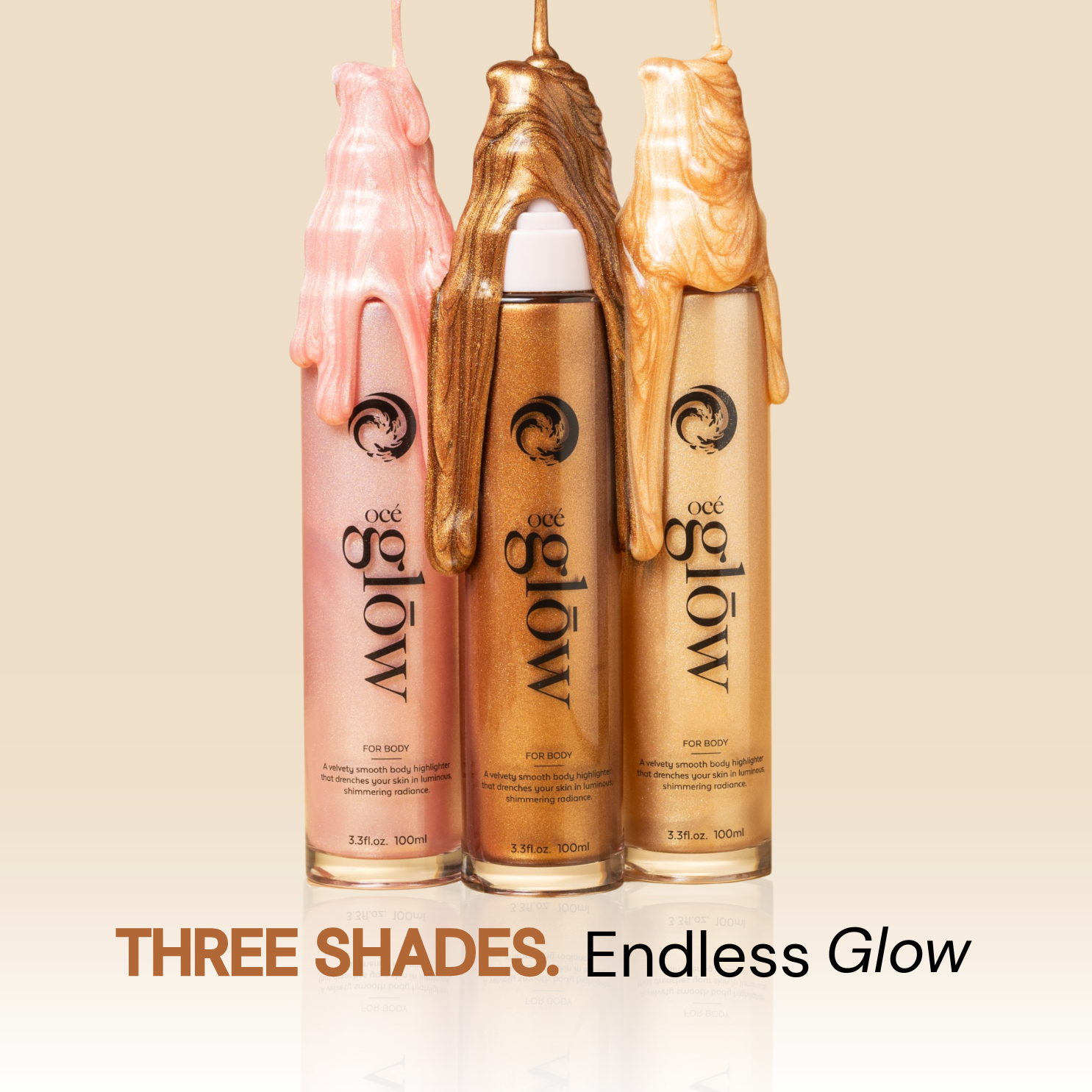 Océglow Body Highlighter (Get FREE kabuki brush)