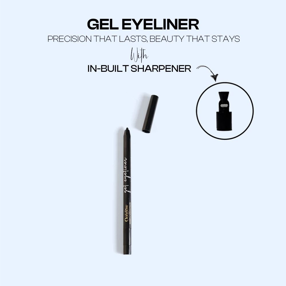 Oceglow South Korean Gel Eyeliner – Intense | 36Hr Long-Lasting, Waterproof, Smudge-Proof
