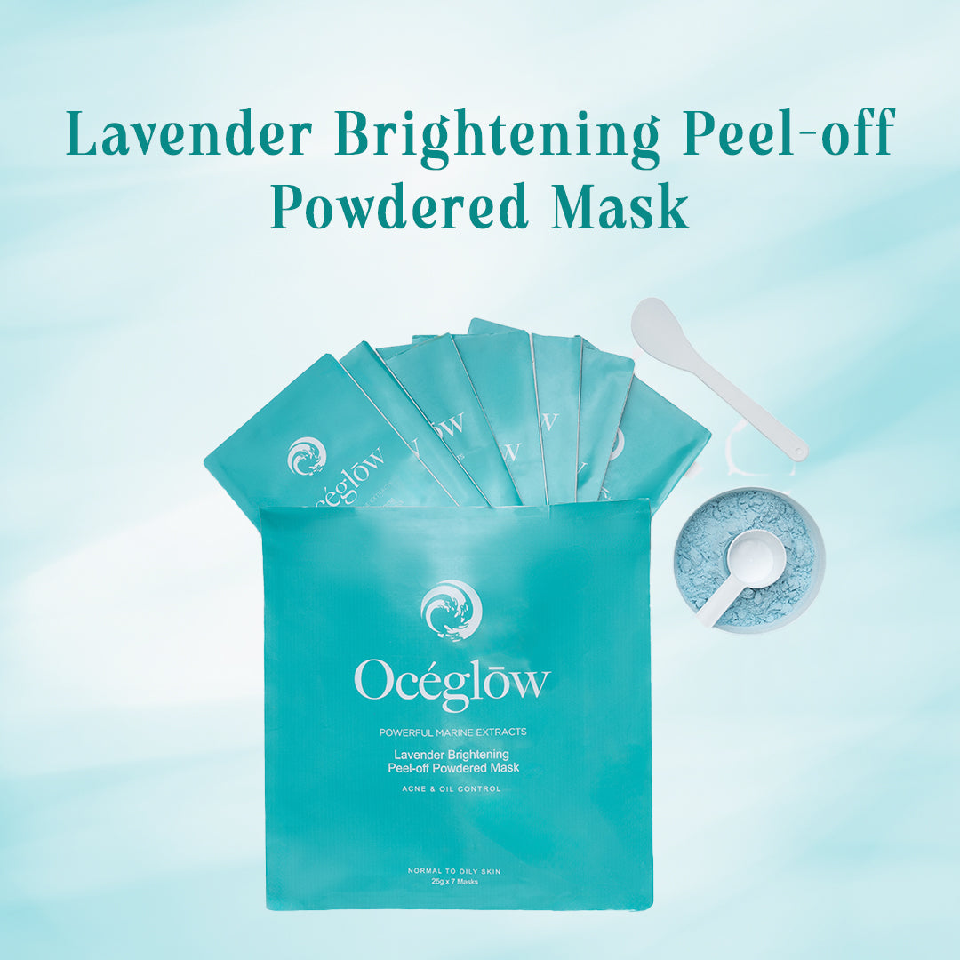 Oceglow Lavender Brightening Peel-off Powdered Mask