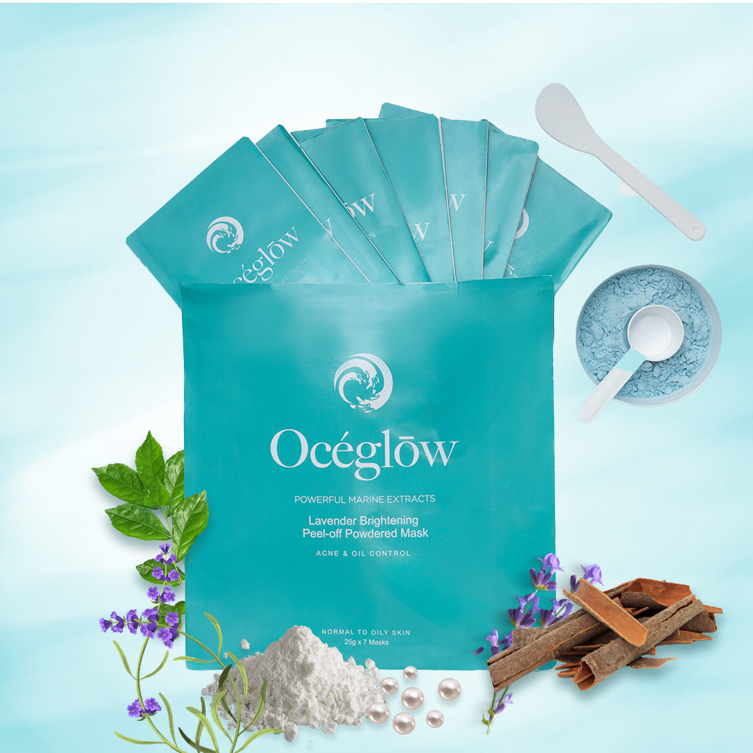 Oceglow Lavender Brightening Peel-off Powdered Mask