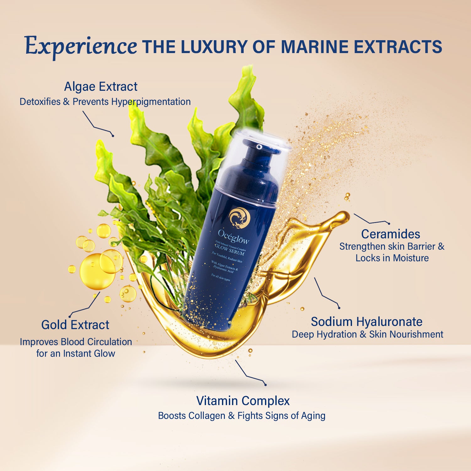Glow Serum + Aqua sun Gel SPF50+++