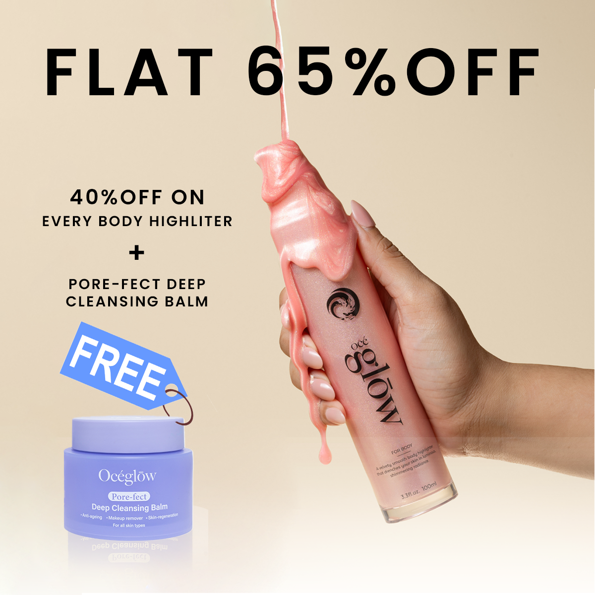 Buy Oceglow Body Highlighter & Get Cleansing Balm FREE