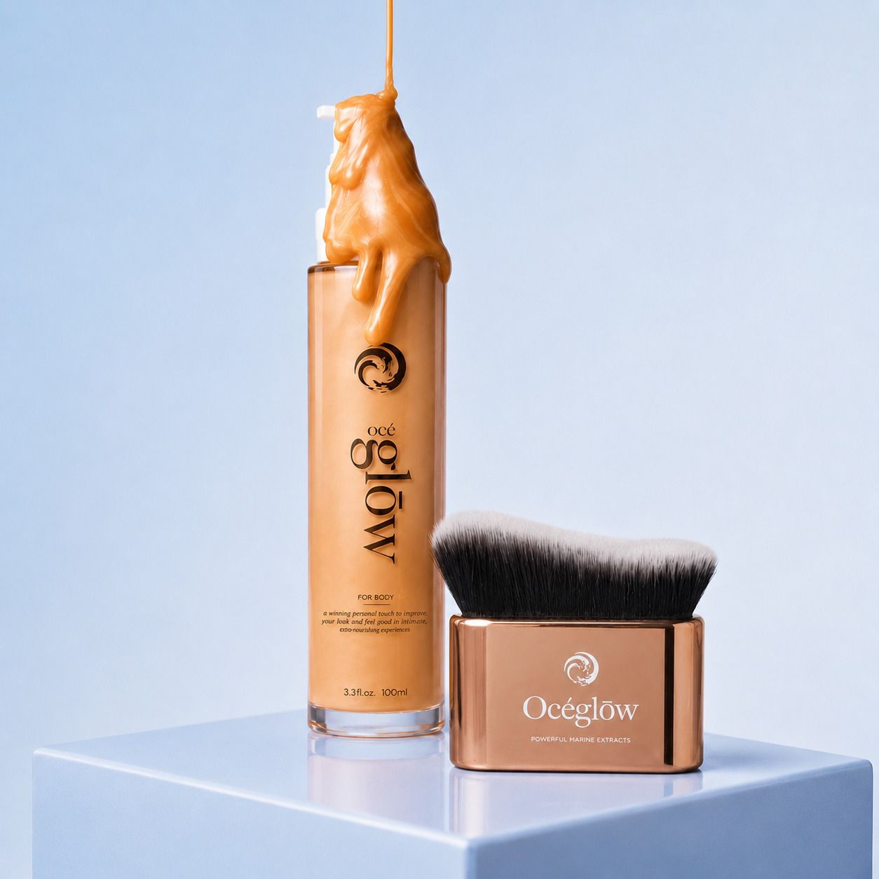 Océglow Body Highlighter (Get FREE kabuki brush)