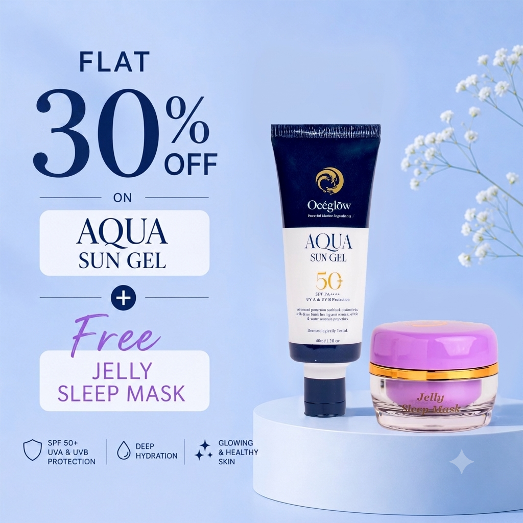 Aqua Sun Gel SPF 50+ PA++++( Get Free Jelly mask Free )