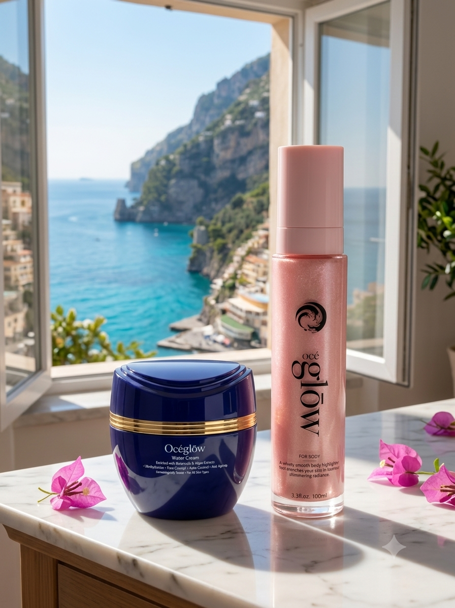 Prep & Glow Duo (Water Cream + Pink Body Highlighter)