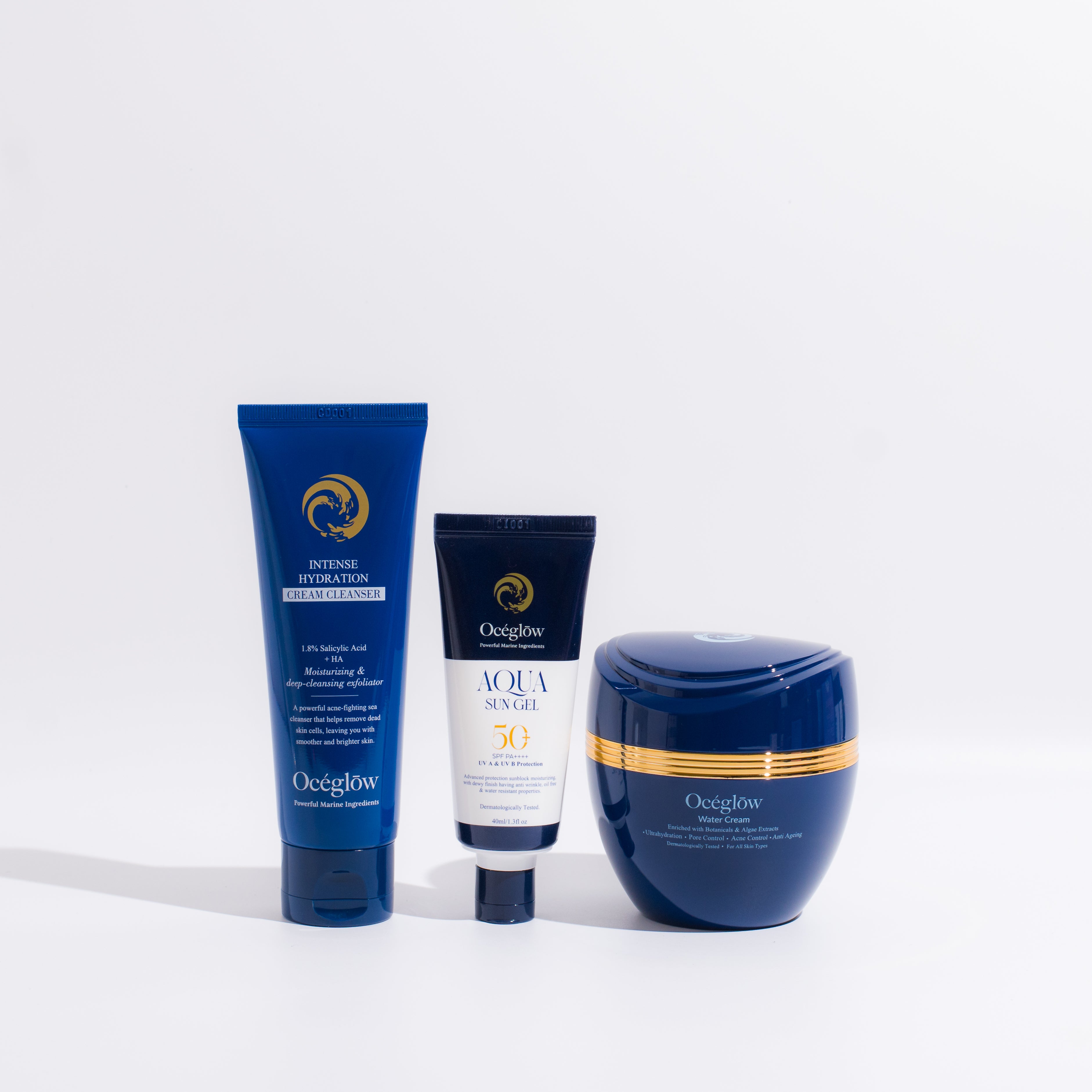 Ultra Sun(Care) Duo = Intense Hydration Cream Cleanser +Aqua Sun Gel+ Water Cream