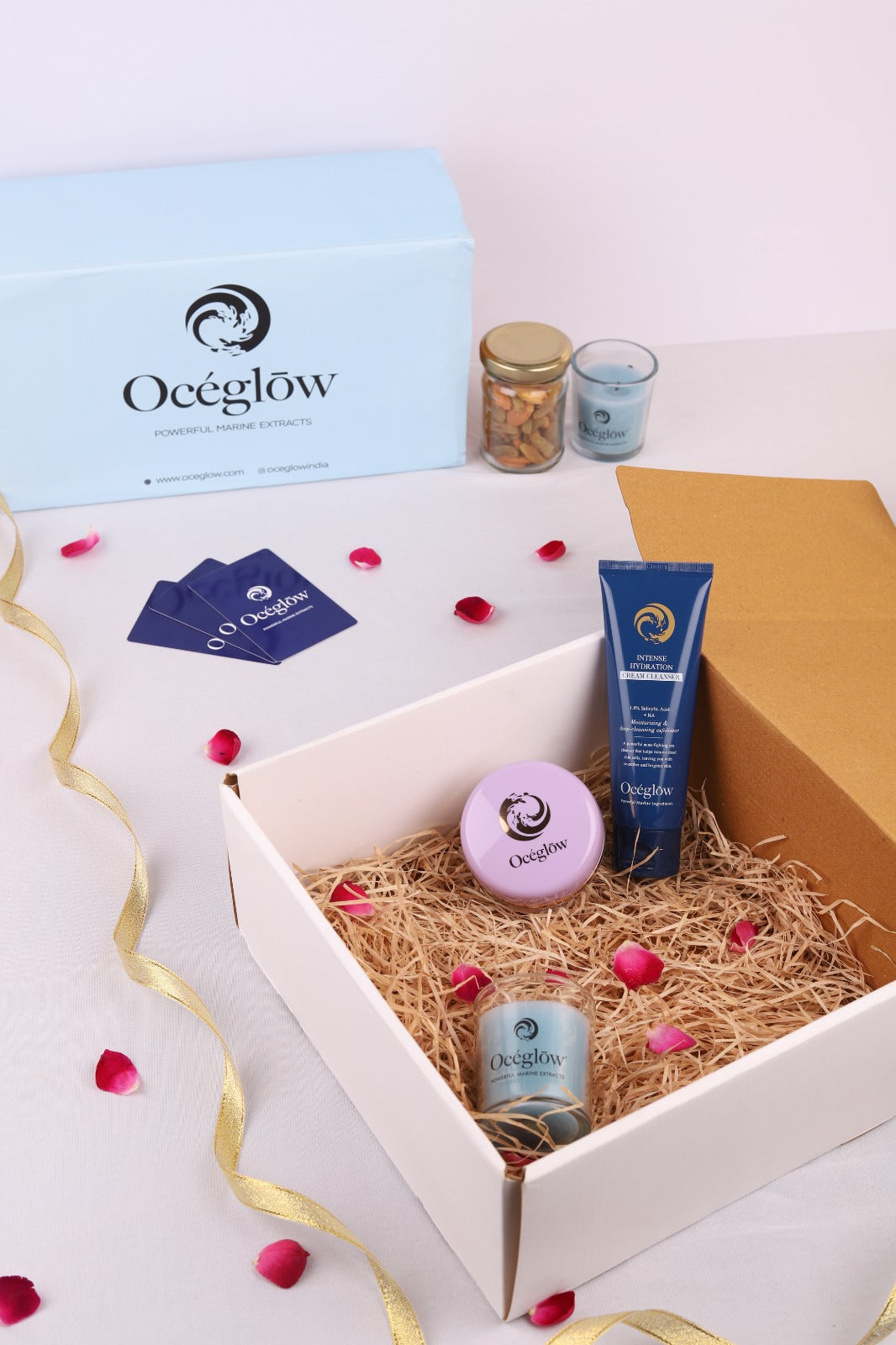 South Korean HydraGlow Luxe Facial Set – Cleanser & Sleeping Mask | Pore-Tightening & Hydrating Ritual | All Skin Type